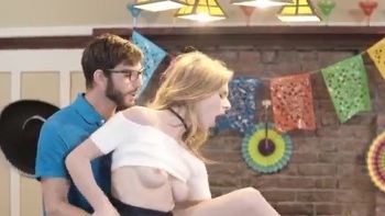 Alluring Young Coed Seduces Her Teacher And Sucks His Dick Vigorously